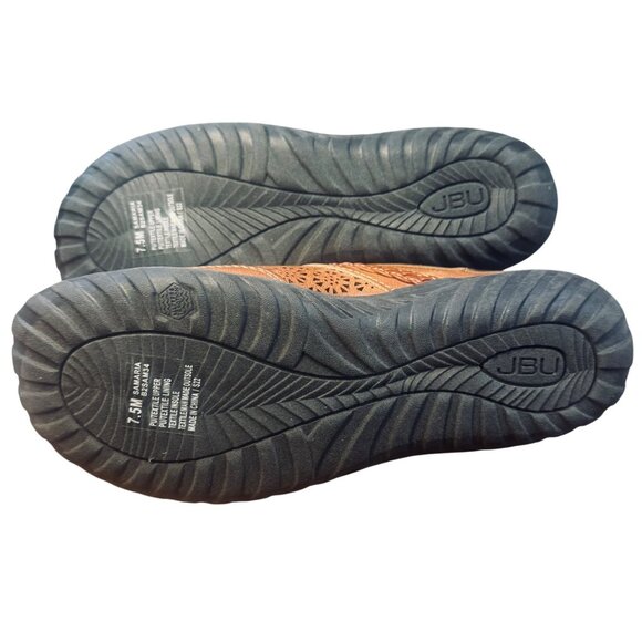 Jbu Womens Memory Foam Slip-On Clogs Laser-Cut Design & Braided Strap - Size 7.5 - Picture 8 of 8